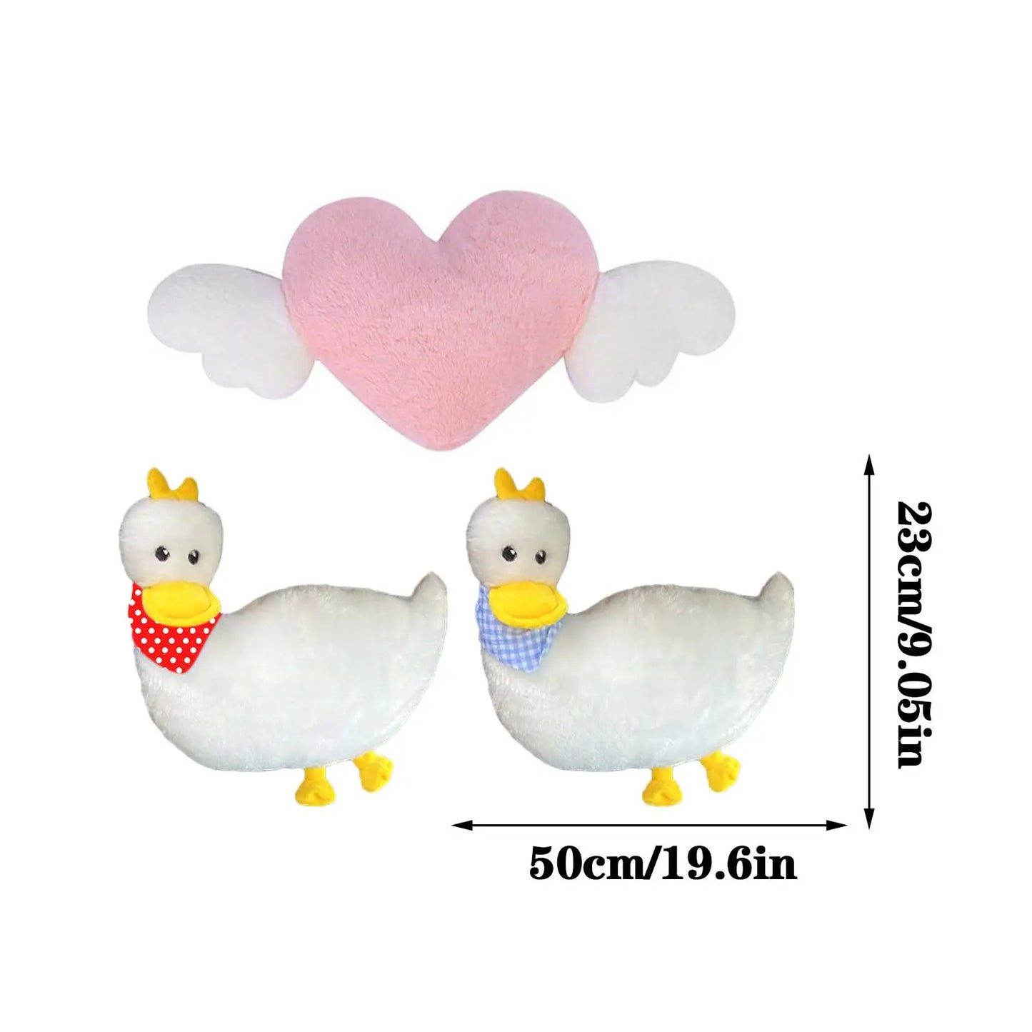 Heart-Shaped Car Headrest Plush Love Neck Pillow Super Soft Plush For Car Seat Cushion Universal Interior Car Accessories