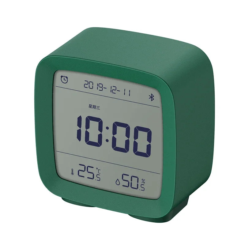 Qingping Bluetooth Digital Thermometer Temperature Humidity Monitoring Night Light Alarm Clock Work With Mijia App 3colors