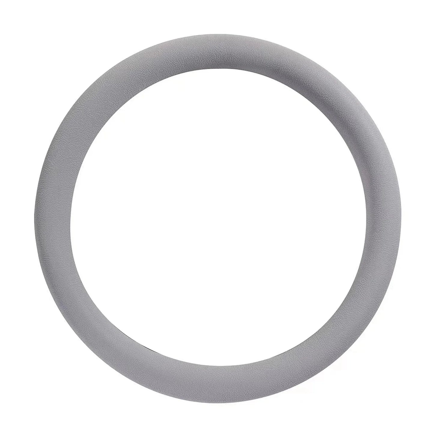 1PC Universal Round D-Shaped 32cm Wheels Comfort Grip Silicone Car Steering Wheel Cover All Seasons Non-Slip Sweat-Absorbent