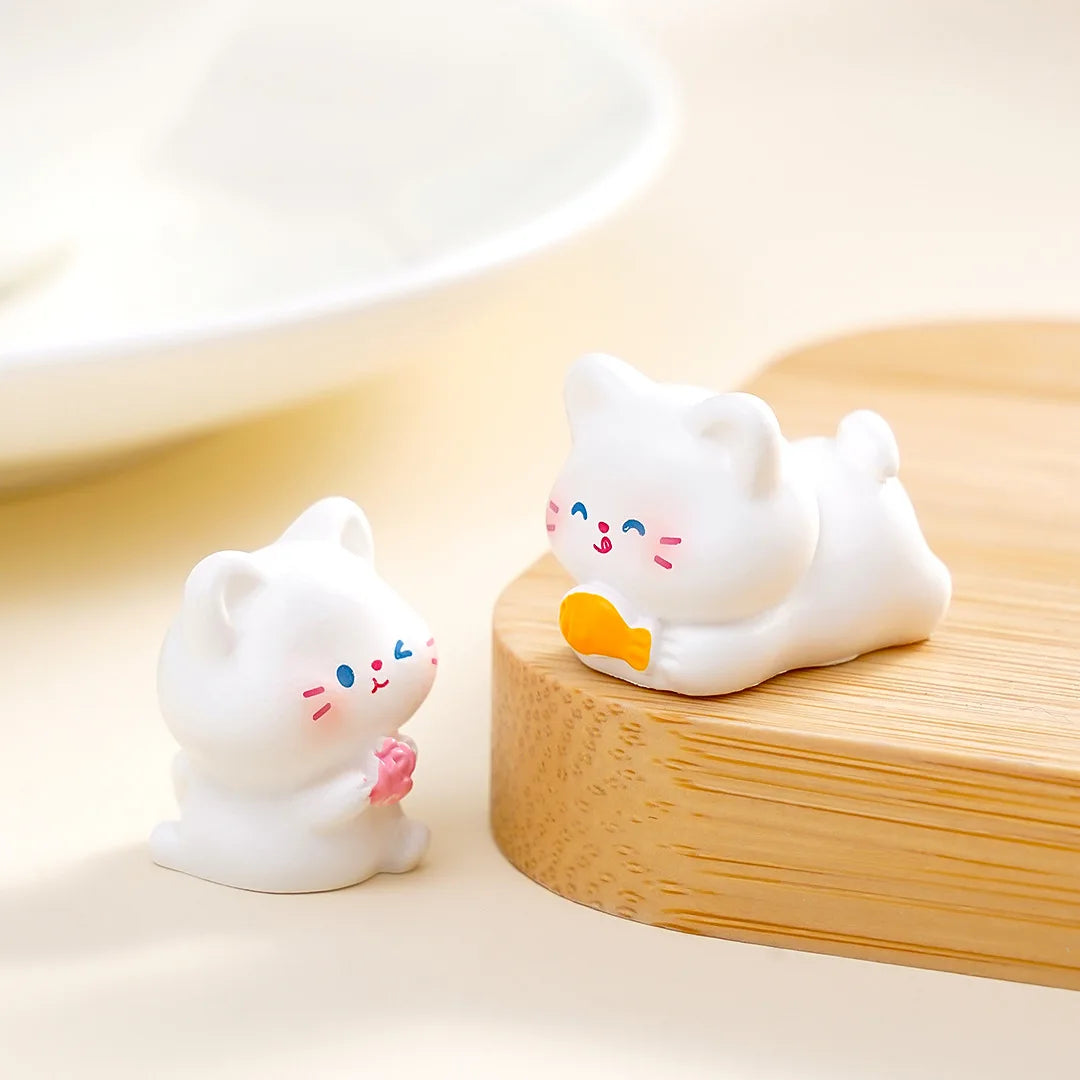 Miniatures Cute Ornament Model Home Car Decoration Figurines Crafts Toys Resin Mini Landscape Home Accessories Supplies Gifts