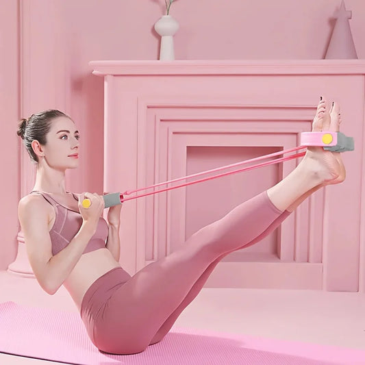 Adjustable Resistance Foot Pedal Resistance Band Home Gym Equipment for Waist Leg Arm Full Body Training