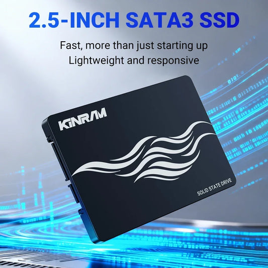 KinRam 256GB SSD 240GB 2.5 SATA3 Laptop Hard Disk 120GB 128GB Internal SATA 3 HDD 64GB 512GB Solid State Drive For PC Desktop
