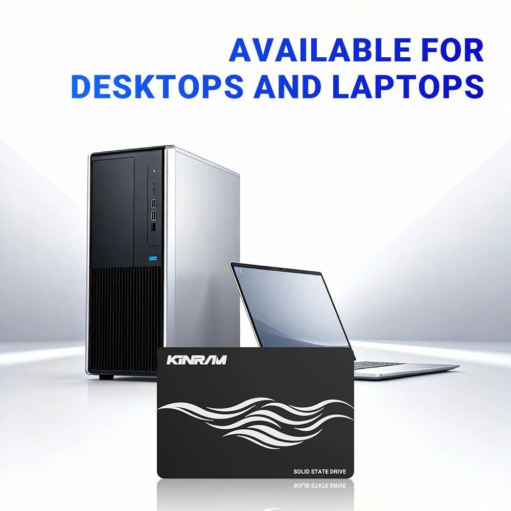 KinRam 256GB SSD 240GB 2.5 SATA3 Laptop Hard Disk 120GB 128GB Internal SATA 3 HDD 64GB 512GB Solid State Drive For PC Desktop