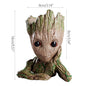 Home Garden Decoration Groot Flower Pot Baby Tree Man Miniature Model Anime Figure Ornament Home Supplies Crafts Kids Toys