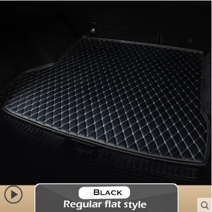 Leather Car Trunk Mat For Tesla Model 3 2019 Cargo Liner Accessories Interior Boot