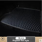 Leather Car Trunk Mat For Tesla Model 3 2019 Cargo Liner Accessories Interior Boot
