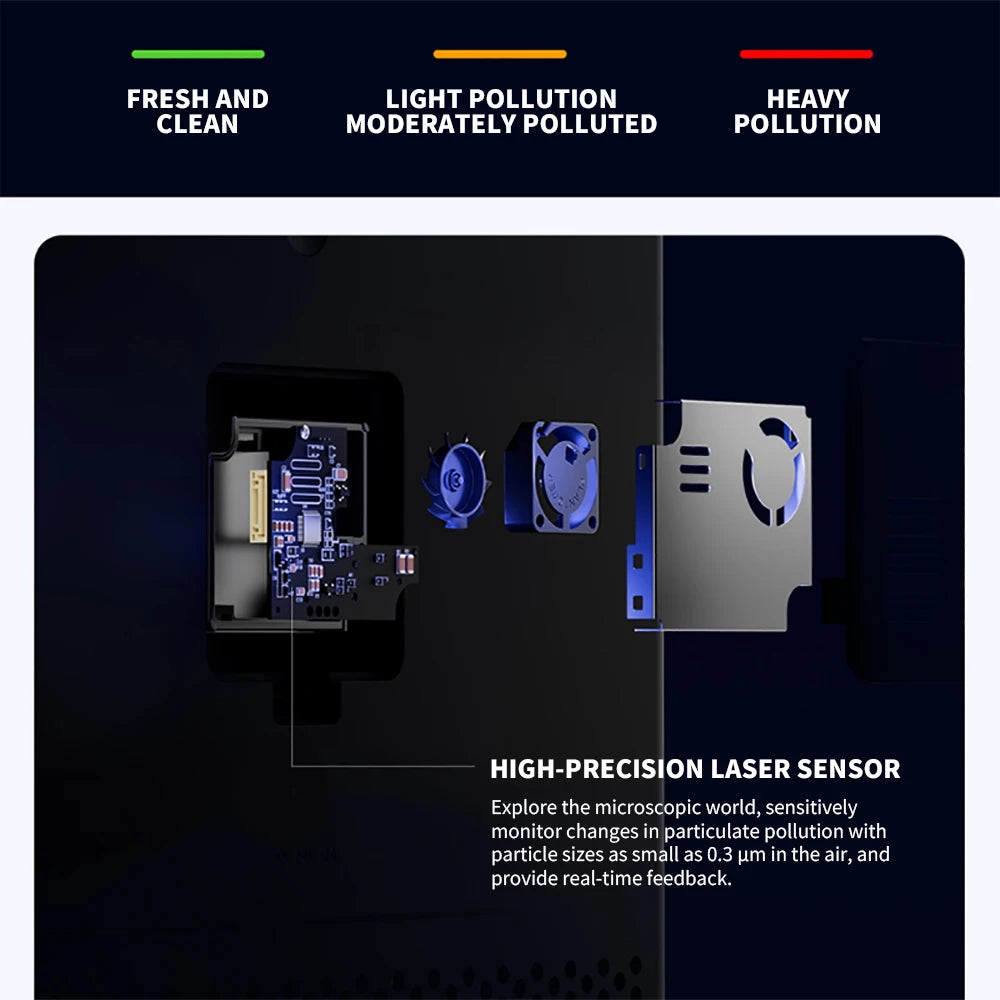 MIJIA Smart Air Purifier 4 Lite LED Display Quadruple Purification Aldehyde Removal Home Air Ionizer 35.8dB(A) Low noise