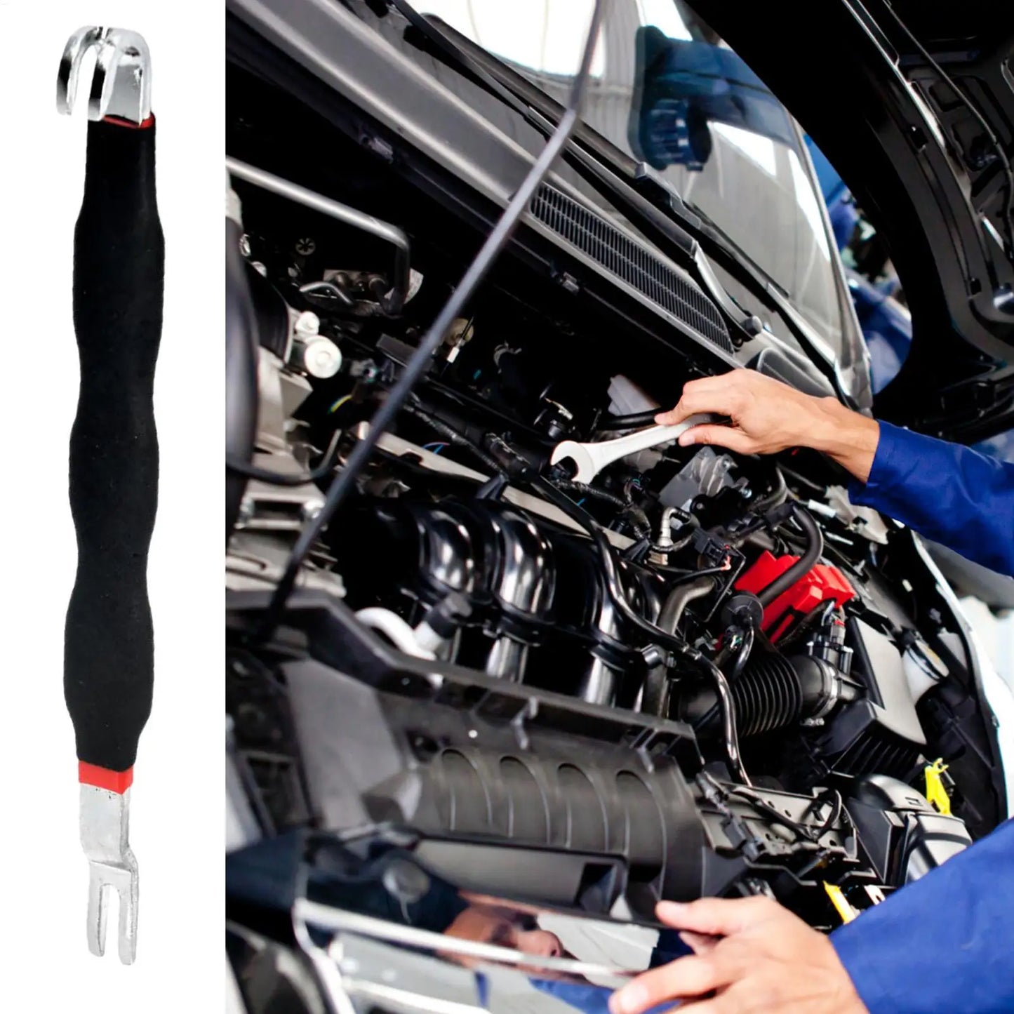 Electrical disconnect pliers for cars Double-Ended Separator Wire Harness Plug Disconnect Pliers for Auto Fuse Spark Pipe Brake