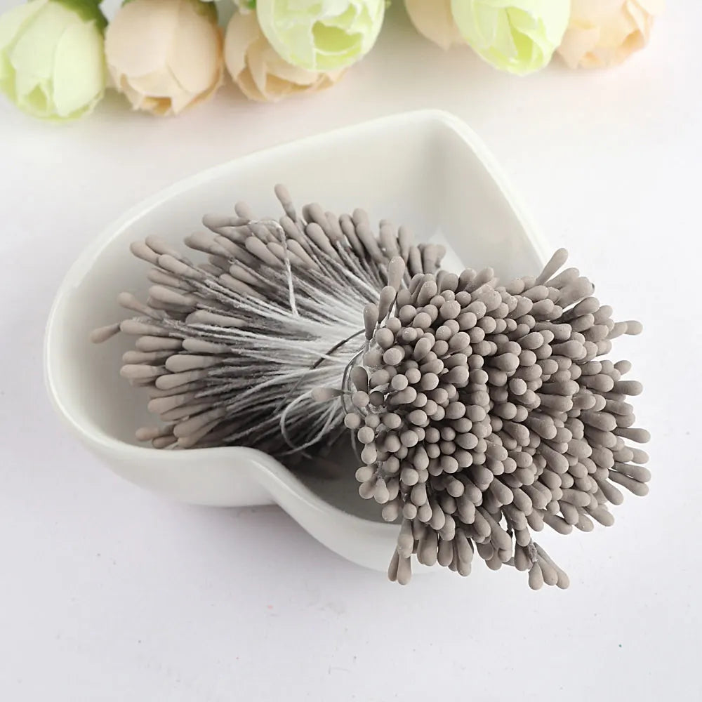400/800pcs Flowers Stamen 55mm DIY Artificial Flowers Wreath For Wedding Party Home Decor Flower Core Stamen Flower Accessories