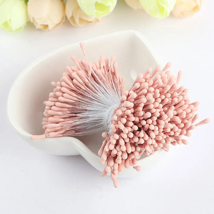 400/800pcs Flowers Stamen 55mm DIY Artificial Flowers Wreath For Wedding Party Home Decor Flower Core Stamen Flower Accessories