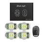 1/2/4Pc Remote Motorcycle Lights RC Drone LED Flash Wireless Light for RC Fix Wing Aircraft Airplane Helicopter Warning Lights