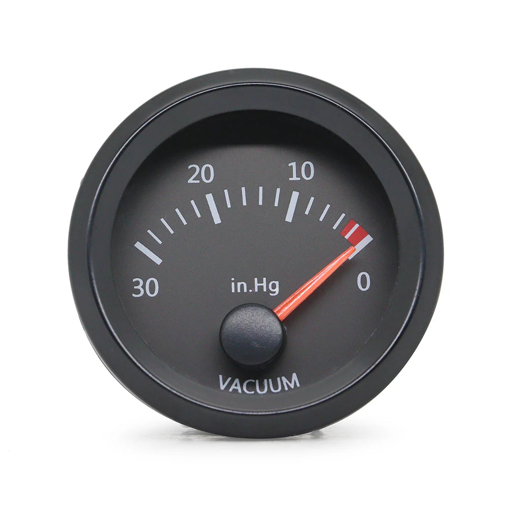52MM Gauge 12V Water Temp Oil Temp Gauge Oil Press Fuel Volts Gauge Air Fuel Ratio Boost Exhaust Temp Meter Black Face Gauge