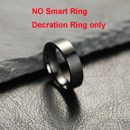2026 Smart Ring Blood Pressure Heart Rate Sleep Monitoring Smartring IP68 & 5ATM Waterproof Multi-sport Mode Smartring Man Women
