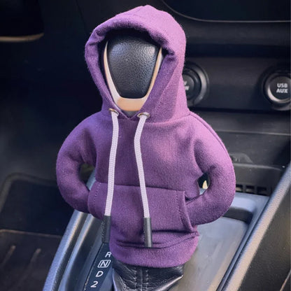 Gear Shift Hoodie, Gear Shift Cover, Universal Car Shift Knob Hoodie, Mini Hoodie for Car, Automotive Interior Cute Gadgets