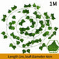 1/2m Artificial Vine Simulated Flower Artificial Flowers Home Decor Greenery Party Wedding Supplies Outdoor Decorations