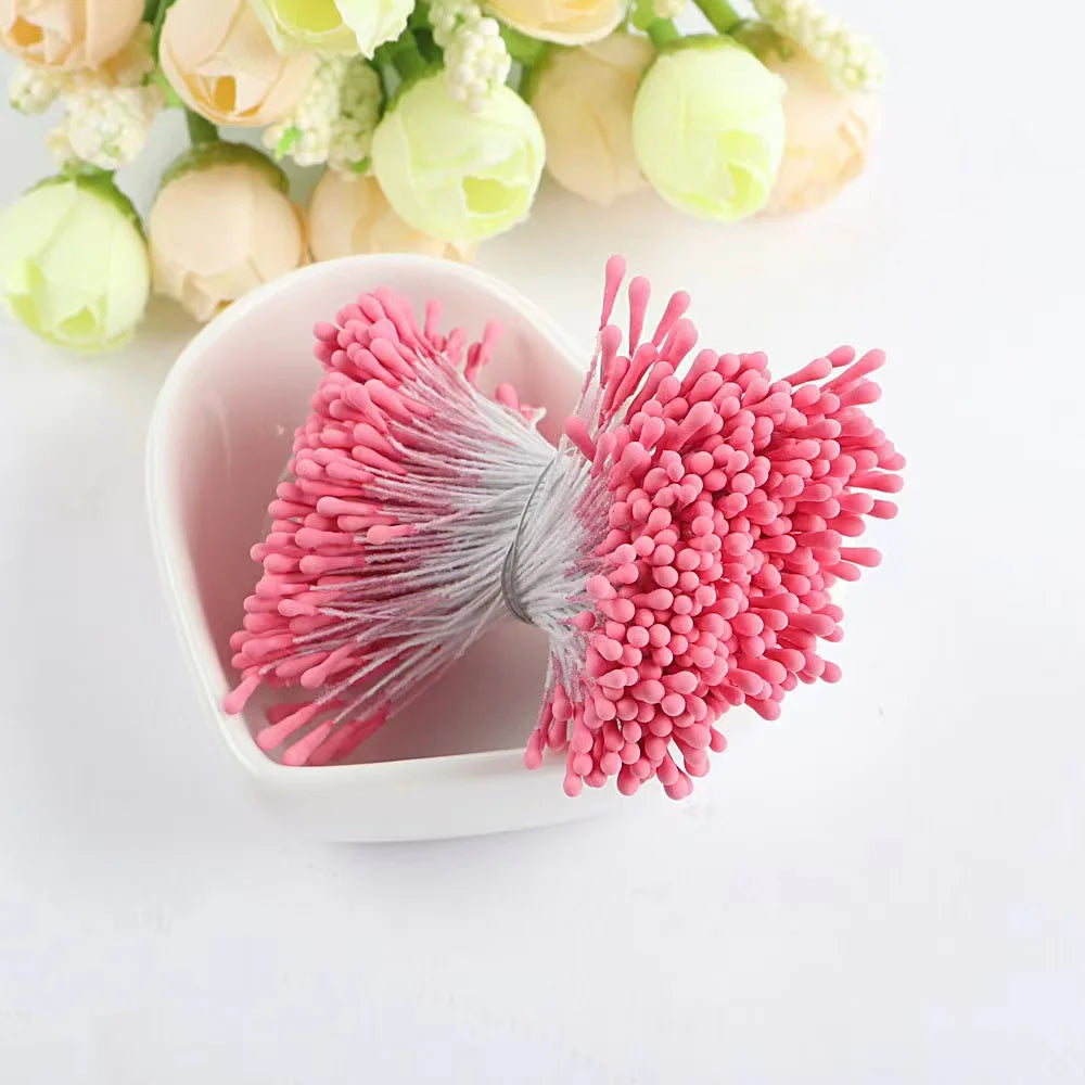 400/800pcs Flowers Stamen 55mm DIY Artificial Flowers Wreath For Wedding Party Home Decor Flower Core Stamen Flower Accessories