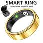 2026 Smart Ring Blood Pressure Heart Rate Sleep Monitoring Smartring IP68 & 5ATM Waterproof Multi-sport Mode Smartring Man Women