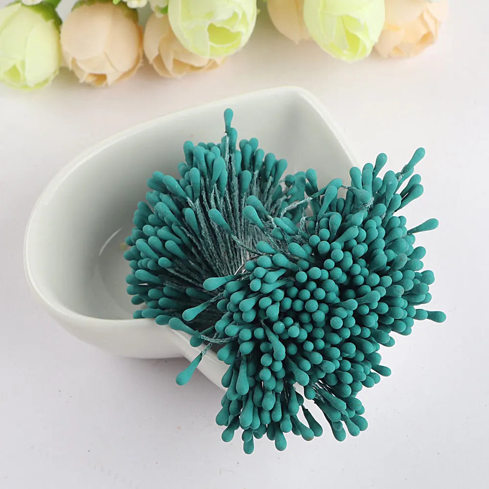 400/800pcs Flowers Stamen 55mm DIY Artificial Flowers Wreath For Wedding Party Home Decor Flower Core Stamen Flower Accessories