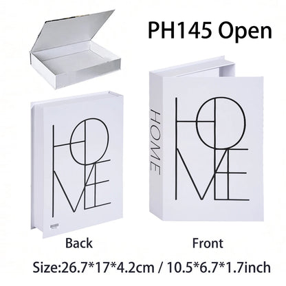 Luxury Fake Books Home Decoration Accessories for Living Room Fashion Fake Book Storage Box Simple Nordic Coffee Table Books