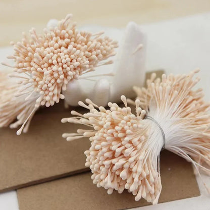 400/800pcs Flowers Stamen 55mm DIY Artificial Flowers Wreath For Wedding Party Home Decor Flower Core Stamen Flower Accessories