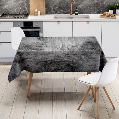 Modern Black Marble Print Tablecloth Home Decor Simple Dining Room Decoration Supplies New Arrival! (Size140*230cm)