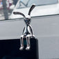 Cute Rabbit Cartoon Animal Ornaments Car Interior Decoration for Center Console Dashboard Fashion Auto Accessories