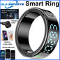 2026 Smart Ring Men Women LED Display Screen Heart Rate Blood Oxygen Monitor 5ATM Waterproof Multi Sports Mode Gifts For Android