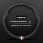 3D Embossing Leathe Car Steering Wheel Cover For Mazda 3 5 6 SKYACTIV Axela Atenza CX30 CX5 CX8 CX9 MX5 RX8 RX7 BT50 Accessories
