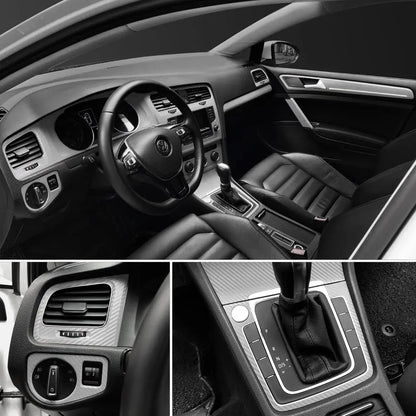 Carbon Fiber Car Body Film Vinyl Wrap Matte Accessories Glossy Black Sticker 3D 4D 5D 6D Auto Foil Cover Covering Decoration