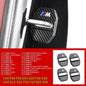 4PCS Car Door Lock Cover Carbon Fibre Stikcer Case Car Accessories For BMW E46 E90 E60 F10 E39 F30 E36 F20 E87 E90 E70 E91 E30
