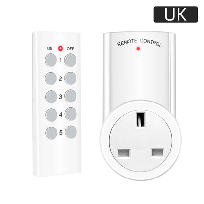 Smart Socket RF 433mhz Wireless Remote Control Outlet Adaptor Wall Electrical Switch Home Lamp For Smart Home EU UK US FR Plug