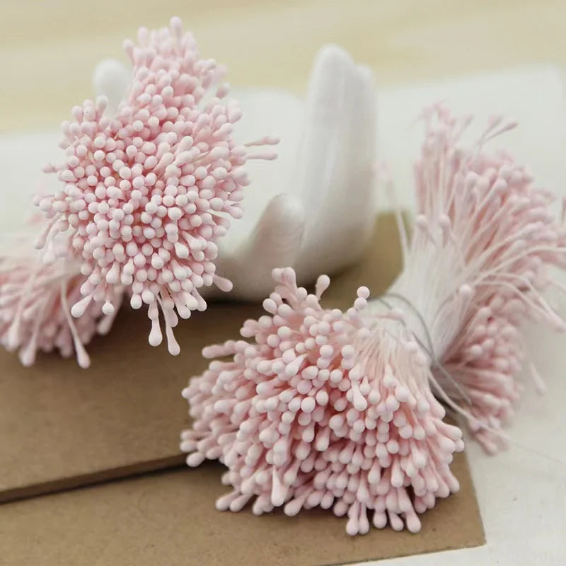 400/800pcs Flowers Stamen 55mm DIY Artificial Flowers Wreath For Wedding Party Home Decor Flower Core Stamen Flower Accessories
