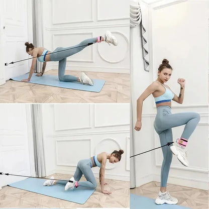 Cable Ankle Straps Double D-Ring Ankle Cuffs For Gym Workouts Glutes Legs Strength Training Brace Support Sport Safety Abductors