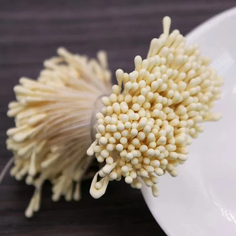 400/800pcs Flowers Stamen 55mm DIY Artificial Flowers Wreath For Wedding Party Home Decor Flower Core Stamen Flower Accessories