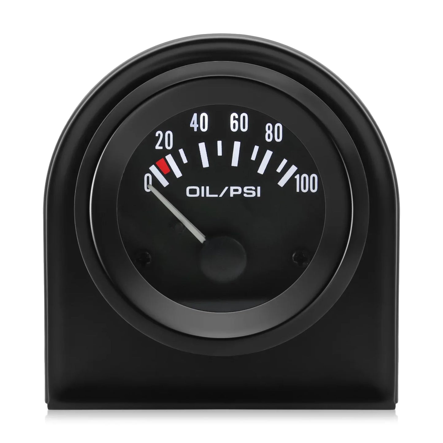 52MM Oil Pressure Gauge Water Temperature Oil Temp Voltmeter Fuel Level Meter with Bracket Pod Holder For 12V Universal Vehicle
