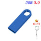USB 3.0 Flash Drive Mini Metal Pen Dirve Memory Stick Storage Device Cle USB Stick Pendrive USB3.0 128GB 64GB 32GB 16GB 8GB 4GB