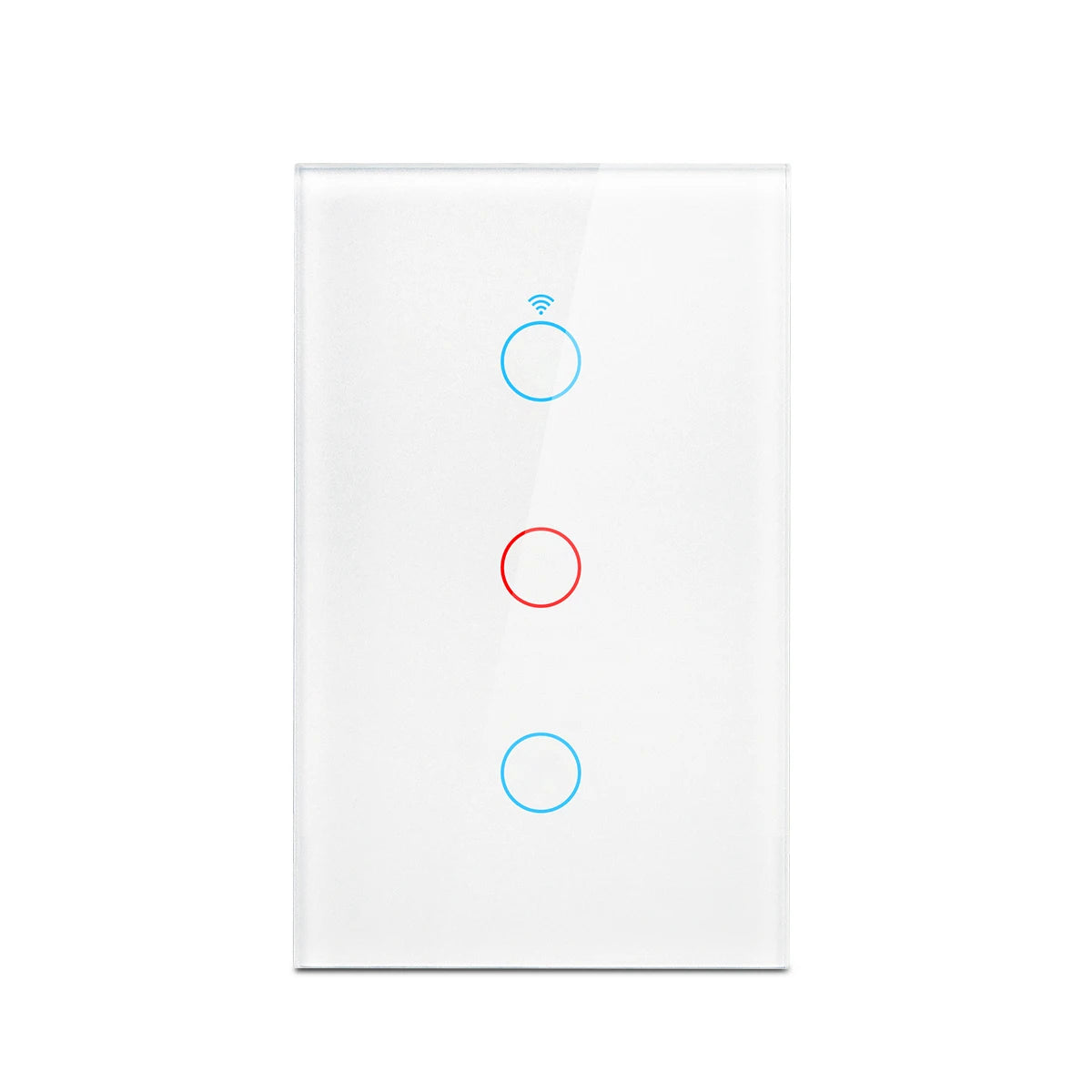 Tuya Smart Switches US Neutral Wire/No Neutral Wire Required 1/2/3/4 Gang Light WiFi Touch Switch Work with Alexa Google Home