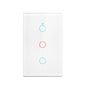 Tuya Smart Switches US Neutral Wire/No Neutral Wire Required 1/2/3/4 Gang Light WiFi Touch Switch Work with Alexa Google Home