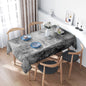 Modern Black Marble Print Tablecloth Home Decor Simple Dining Room Decoration Supplies New Arrival! (Size140*230cm)