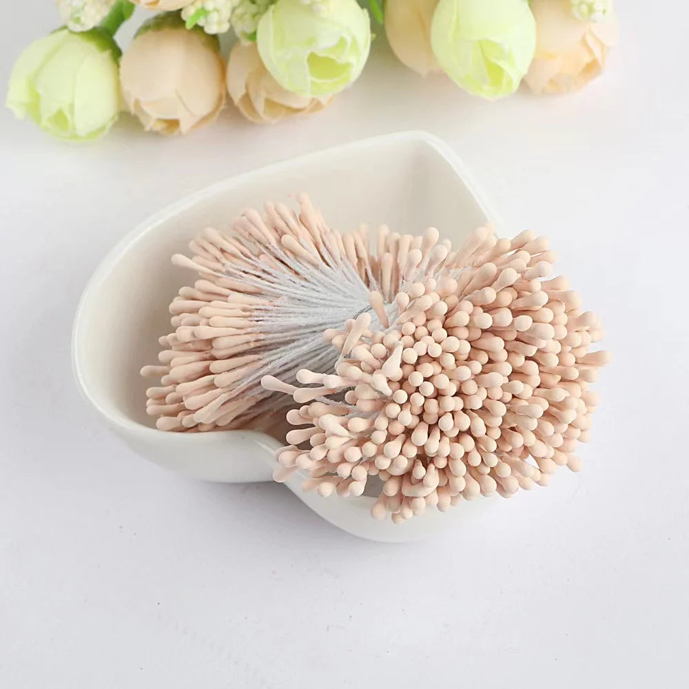 400/800pcs Flowers Stamen 55mm DIY Artificial Flowers Wreath For Wedding Party Home Decor Flower Core Stamen Flower Accessories