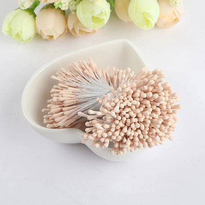 400/800pcs Flowers Stamen 55mm DIY Artificial Flowers Wreath For Wedding Party Home Decor Flower Core Stamen Flower Accessories