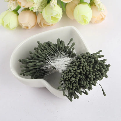 400/800pcs Flowers Stamen 55mm DIY Artificial Flowers Wreath For Wedding Party Home Decor Flower Core Stamen Flower Accessories