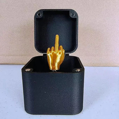 Home Decoration Interesting Prank Gift Middle Finger In Box Box Funny Creative Gifts Office Desk Decoration Gifts For Guests