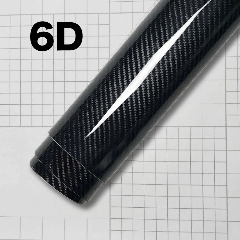 Carbon Fiber Car Body Film Vinyl Wrap Matte Accessories Glossy Black Sticker 3D 4D 5D 6D Auto Foil Cover Covering Decoration
