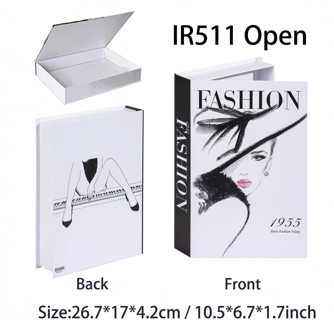 Luxury Fake Books Home Decoration Accessories for Living Room Fashion Fake Book Storage Box Simple Nordic Coffee Table Books