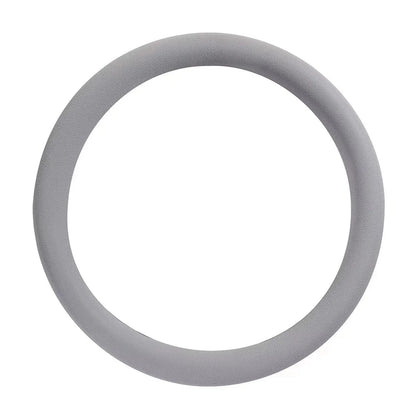 1PC Universal Round D-Shaped 32cm Wheels Comfort Grip Silicone Car Steering Wheel Cover All Seasons Non-Slip Sweat-Absorbent