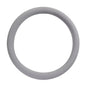 1PC Universal Round D-Shaped 32cm Wheels Comfort Grip Silicone Car Steering Wheel Cover All Seasons Non-Slip Sweat-Absorbent