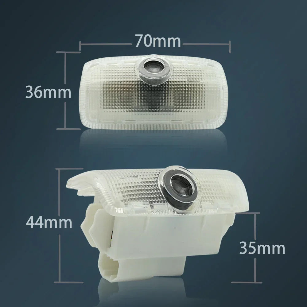 2Pcs Led Logo Car Door Welcome Light For Patrol Y62 2010-2021 Auto Accessories Laser Projector Emblem Shadow Car Light