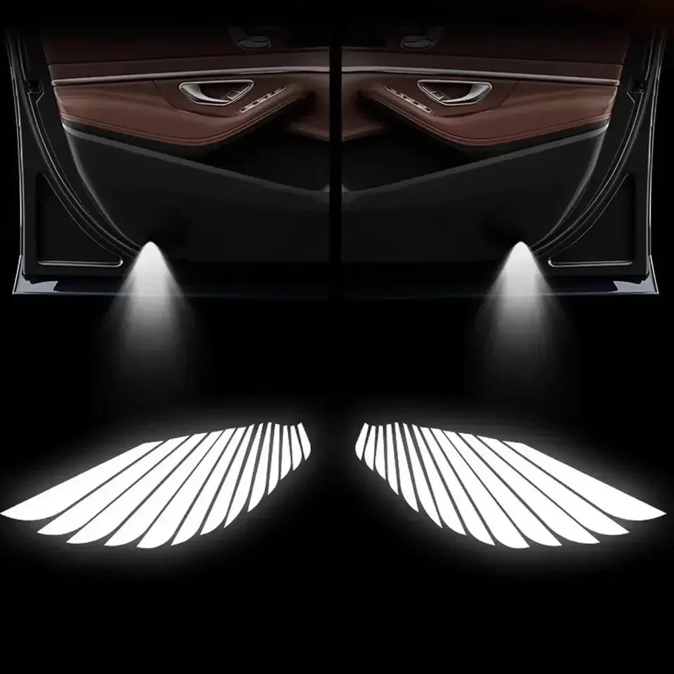 2Pcs Led Logo Car Door Welcome Light For Patrol Y62 2010-2021 Auto Accessories Laser Projector Emblem Shadow Car Light