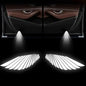 2Pcs Led Logo Car Door Welcome Light For Patrol Y62 2010-2021 Auto Accessories Laser Projector Emblem Shadow Car Light